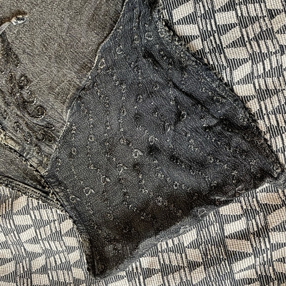 Vintage Advance Apparels Maxi High Low Hem Dress Hippie Whimsy Goth Fairy - Picture 8 of 11